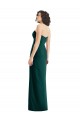 Best Twist Front Draped Chiffon Bridesmaid Dress with Slit Sydney