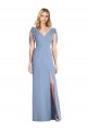 Best Bow-Shoulder Sleeveless Deep V-Back Mermaid Bridesmaid Dress Sydney