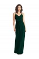 Best V-Neck Blouson Bodice Chiffon Maxi Bridesmaid Dress Sydney