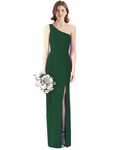 Best One Shoulder Chiffon Trumpet Bridesmaid Dress Sydney