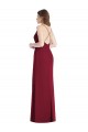 Best Criss Cross Back Mermaid Wrap Chiffon Bridesmaid Dress Sydney