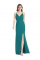 Best Criss Cross Back Mermaid Wrap Chiffon Bridesmaid Dress Sydney