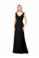 Best V-Neckline Chiffon Bridesmaid Dress / Prom Dress with Draped Bodice Sydney