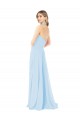 Best Criss Cross High Neck Halter Chiffon Bridesmaid Dress Sydney
