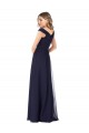 Best Off the Shoulder Classic Chiffon Bridesmaid Dress with Draped Bodice Sydney