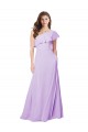 Best Draped One Shoulder Long Chiffon Bridesmaid Dress  Sydney