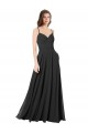 Best Cowl Back Spaghetti Straps Long Chiffon Bridesmaid Dress  Sydney