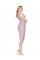 Best Cocktail Length High Low Mermaid Chiffon Wrapped Bridesmaid Dress / Formal Prom Dress Sydney