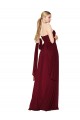 Best Draped Strapless Long A-Line Chiffon Bridesmaid Dress / Formal Prom Dress Sydney