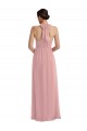 Best Empire Waist Long Halter Maxi Bridesmaid Dress Sydney