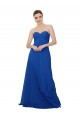 Best Strapless Sweetheart Draped Chiffon Bridesmaid Dress Sydney