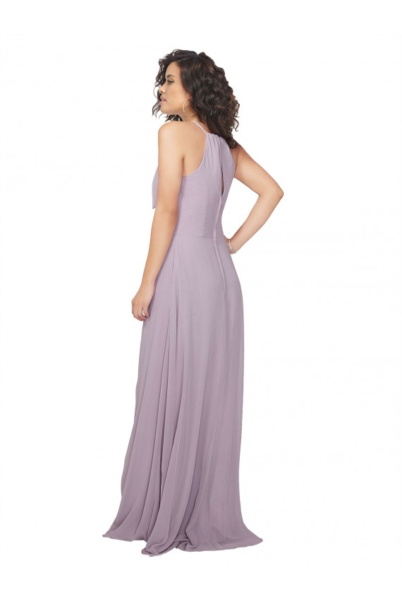 Best Halter Neck Bridesmaid Dress with Bow Sydney