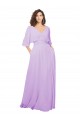 Best Chiffon Bridesmaid Dress with Ruched Waist Sydney