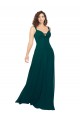 Best Tied Bodice Sweetheart V-Neck Chiffon Bridesmaid Dress Sydney