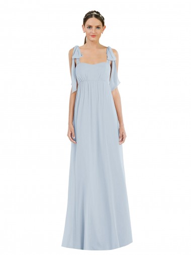 Best Tie Shoulder Empire Waist Maxi Bridesmaid Dress Sydney