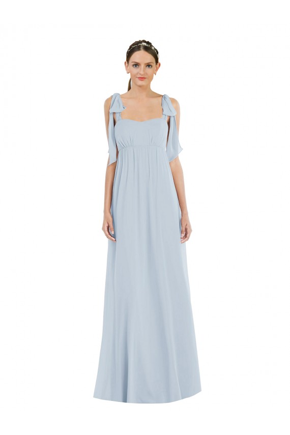 Best Tie Shoulder Empire Waist Maxi Bridesmaid Dress Sydney