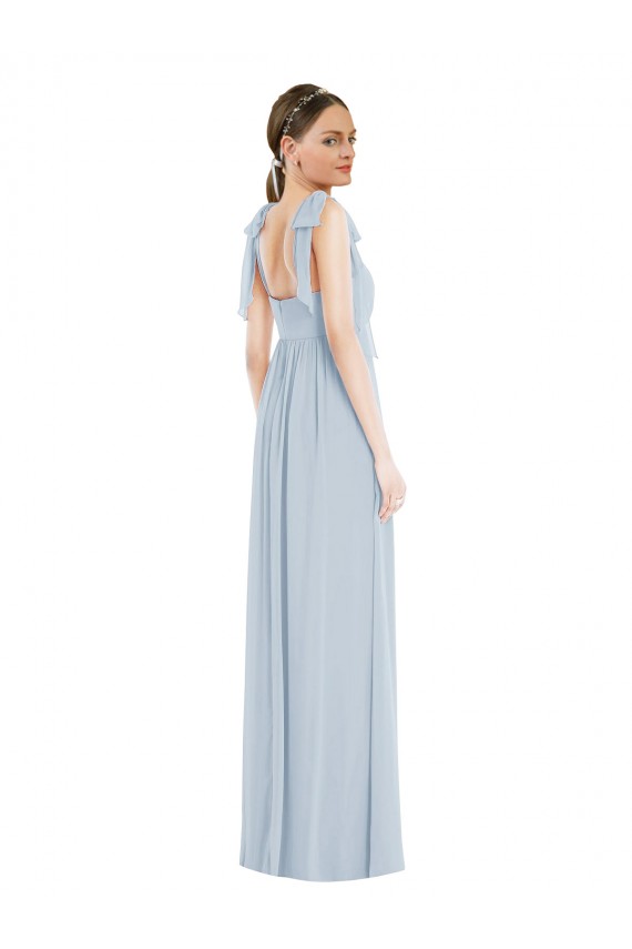 Best Tie Shoulder Empire Waist Maxi Bridesmaid Dress Sydney