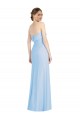 Best Strapless Trumpet Chiffon Formal Bridesmaid Dress with Thigh high Slit Sydney