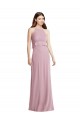 Best Bias Ruffle Empire Waist Halter Maxi Bridesmaid Dress Sydney