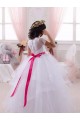 Best Ivory Ball Gown Sweetheart Floor Length Flower Girl Dress Sydney
