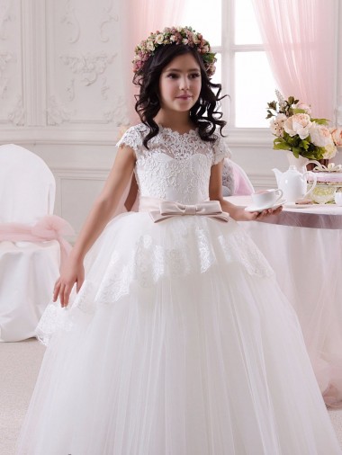 Best Ivory Ball Gown Sweetheart Floor Length Sleeveless Flower Girl Dress Sydney