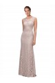 Best Long Sleeveless All Lace Bridesmaid Dress / Prom Dress with Scoop Neckline Sydney