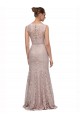 Best Long Sleeveless All Lace Bridesmaid Dress / Prom Dress with Scoop Neckline Sydney