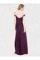 Best Sweetheart Long Bridesmaid Dress with Off the Shoulder Cap Sleeve Lace Bodice Sydney