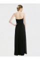 Best Long Strapless Lace Bodice Bridesmaid Dress with Sweetheart Neckline and Criss-Cross Pleats Sydney