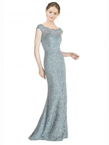 Best Off the Shoulder Mermaid Lace Bridesmaid Dress / Prom Dress with Cap Sleeves Sydney