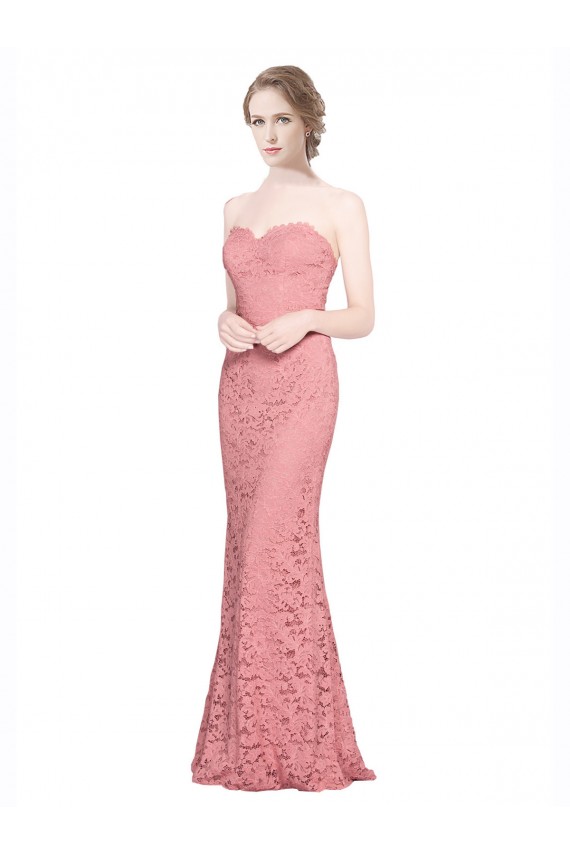 Best Fitted Sweetheart Mermaid Lace Bridesmaid Dress / Prom Dress Sydney