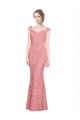 Best Sweetheart Mermaid Long Lace Bridesmaid Dress / Prom Dress with Wide Straps Sydney