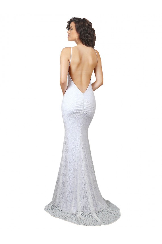 Best High Neck Backless Lace Wedding Dress with Plunging Low Back Sydney