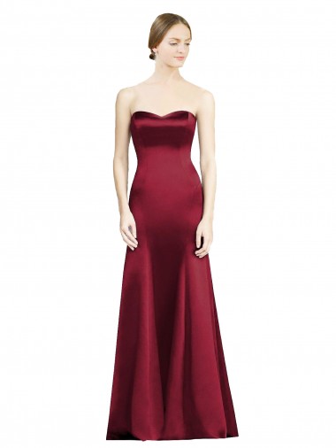 Best Sweetheart Neckline Bridemaid Dress with Hips Seamed Detail Sydney