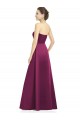Best Full Length Strapless Long Satin Bridesmaid Dress with Sweetheart Neckline Sydney
