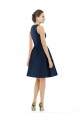 Best Short Halter Cocktail Length Luxe Satin Cocktail Bridesmaid Dress Sydney