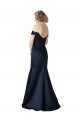 Best Fit and Flare Satin Bridesmaid Dress / Prom Dress with Off the Shoulder Neckline Sydney