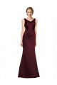 Best Figure Shaping Formal Satin Bridesmaid Dress / Prom Dress with Structured Pleats Sydney