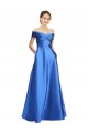 Best Sleeveless Off the Shoulder Ball Gown Formal Satin Bridesmaid Dress / Prom Dress Sydney