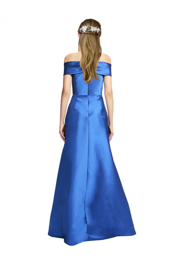 Best Sleeveless Off the Shoulder Ball Gown Formal Satin Bridesmaid Dress / Prom Dress Sydney