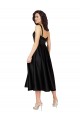 Best Short Cocktail Length Square Neck Satin Bridesmaid Dress / Prom Dress with Beading Sydney