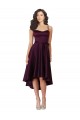 Best Elegant High Low Satin Bridesmaid Dress / Prom Dress with Criss Cross Back Sydney