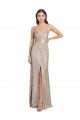 Best V-Neck Fully Sequin Formal Bridesmaid Dress / Prom Dress with V-Back and Front Slit Sydney