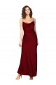 Best Cowl Neck Low Back Formal Silky Satin Bridesmaid Dress / Prom Dress with Thin Back Straps Sydney
