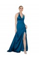 Best Halter Neck Formal Silky Satin Bridesmaid Dress / Prom Dress Sydney