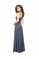 Best Draped Formal Silky Satin Bridesmaid Dress / Prom Dress with Tied Waist Sydney