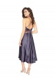 Best Midi Cocktail Length Silky Satin Bridesmaid Dress / Prom Dress with Open Tied Back Sydney