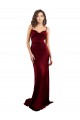 Best Cowl Neck Long Criss Cross Open Back Formal Silky Satin Bridesmaid Dress / Prom Dress Sydney