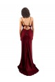 Best Cowl Neck Long Criss Cross Open Back Formal Silky Satin Bridesmaid Dress / Prom Dress Sydney