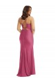 Best Cowl-Neck Open Tie-Back Formal Silky Satin Mermaid Bridesmaid Dress / Prom Dress with Frong Slit Sydney